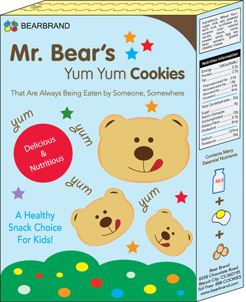 Mr. Bear's Yum Yum Cookies - Cococat Design